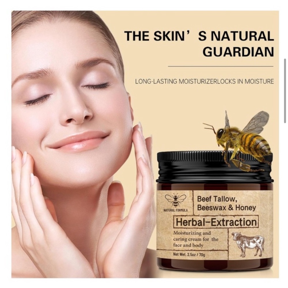 Natural Formula Herbal-Extraction Cream, Beef Tallow, Beeswax & Honey. 2.46 oz. - Picture 2 of 6